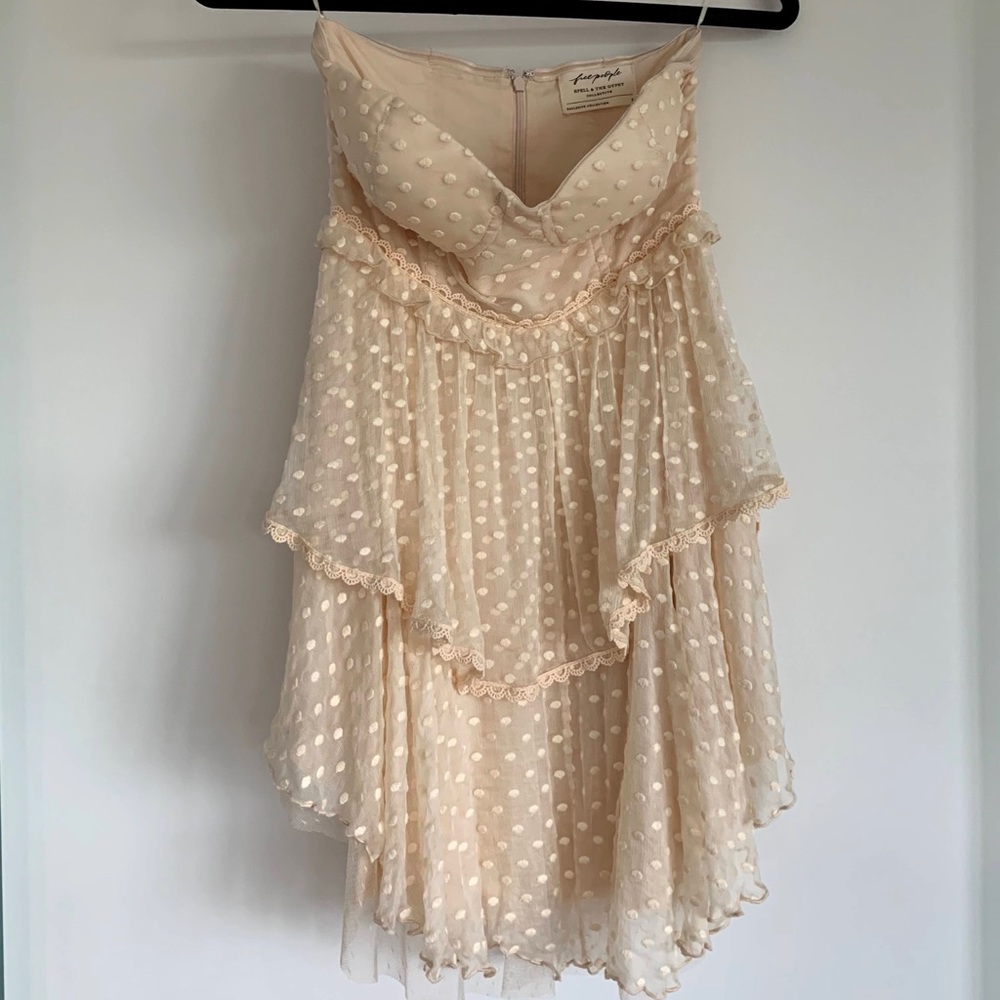 NWOT Spell Ra Ra Mini Dress, Sz Small.